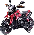 Zippy Toys, Moto Elétrica Infantil Big Trail Vermelho 6V
