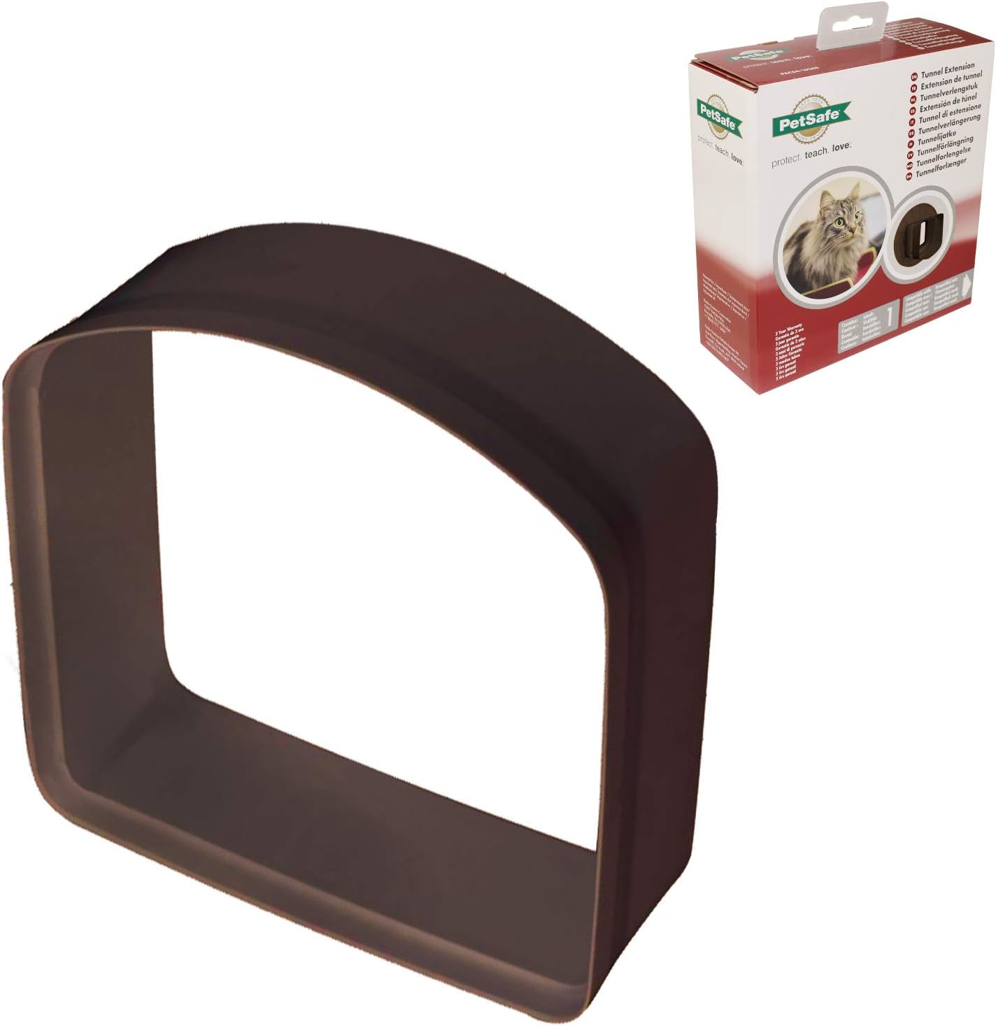Brown Cat Flap Tunnel Extension for PPA19 4Way Manual Pet Doors from Staywell Amazon.co.uk