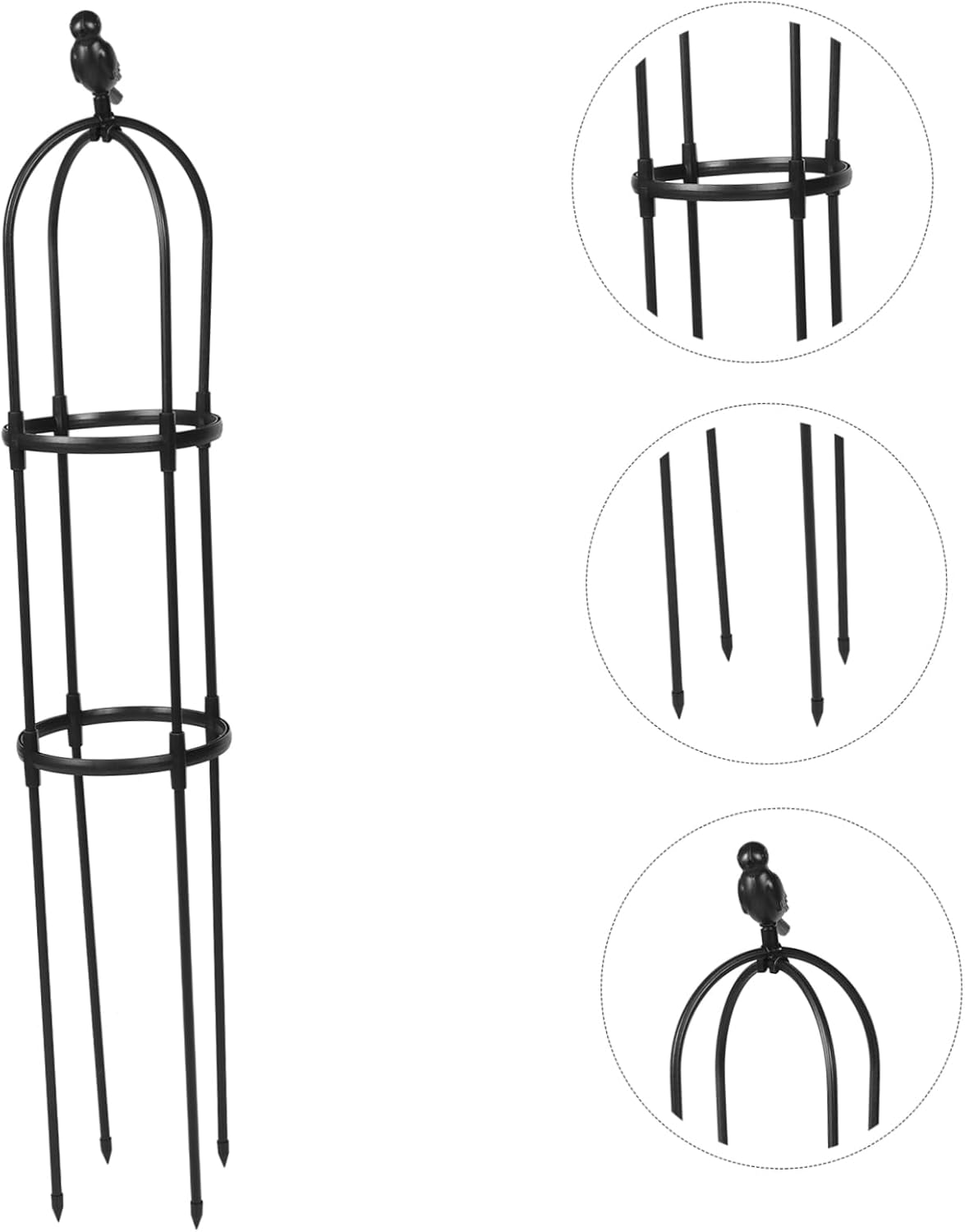 Sturdy Garden Trellis for Climbing Plants Adjustable Plant Support Rack Reinforced Metal Design for Indoor and Outdoor Use for Vines and Vegetables