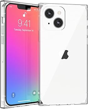 Amazon.com: ANHONG Clear Square Case Compatible with iPhone