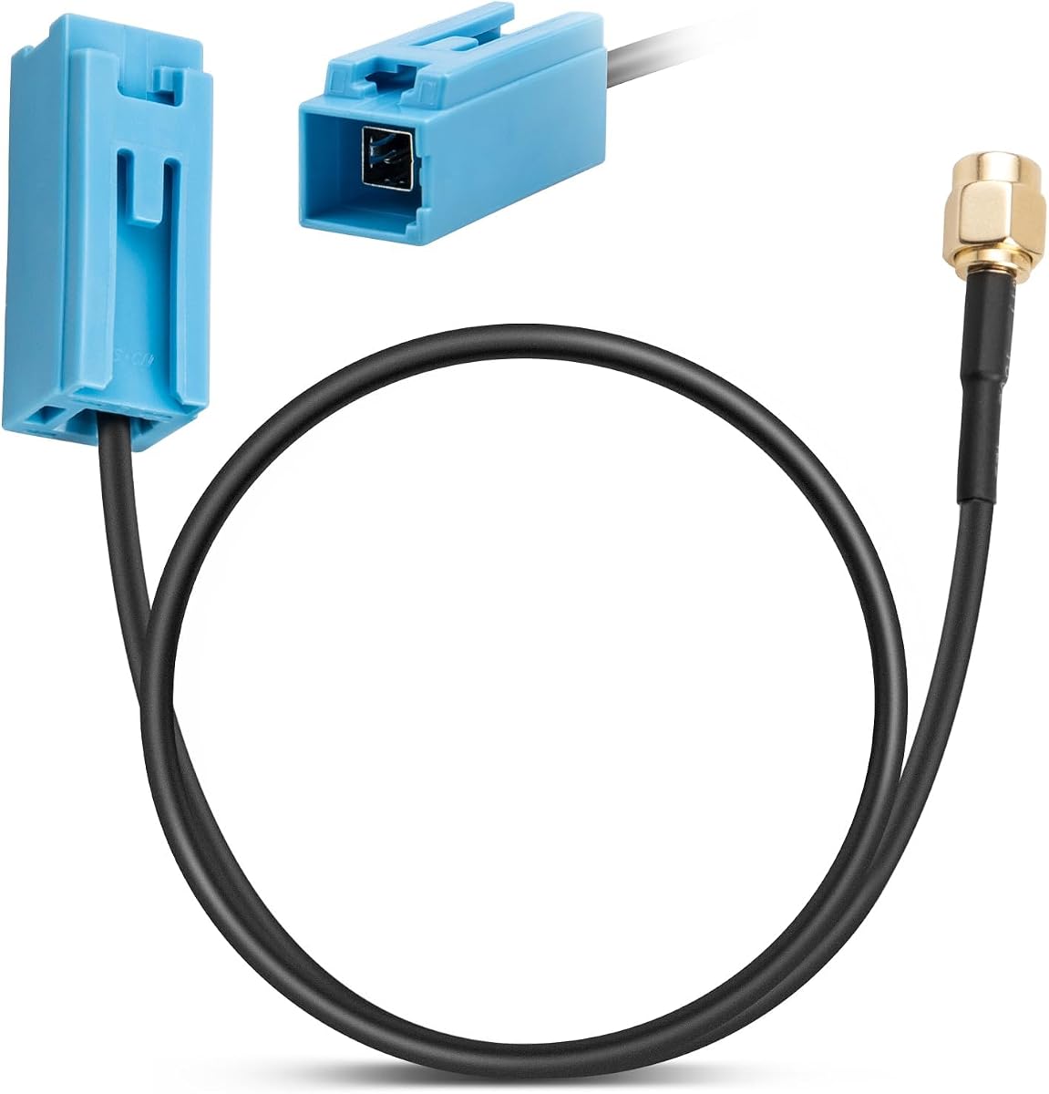 Anina HFC to SMA Antenna Adapter Cable for Toyota, Lexus, Subaru, Mazda Factory GPS Navigation Antenna for Aftermarket Radios