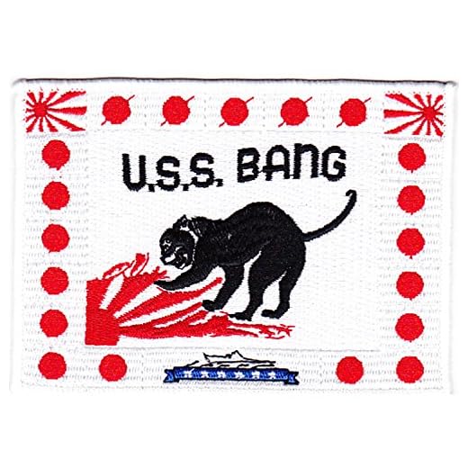 USS Bang SS-385 Diesel Electric Submarine Battle Flag Second Version Patch