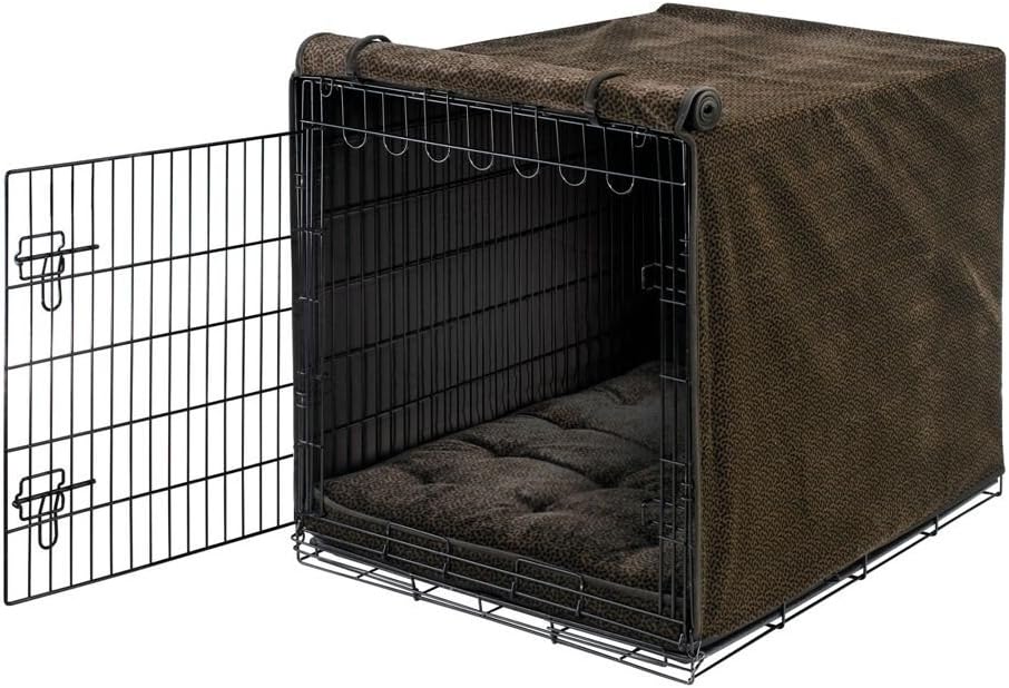 Bowsers Lux Crate Cover - Chocolate Bones - Medium