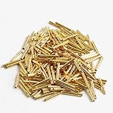 Clubpackung mit 100 Paar partCore Goldstecker Goldkontakt Verbinder Stecker Buchse 2.0 mm 100 Paar Clubpackung