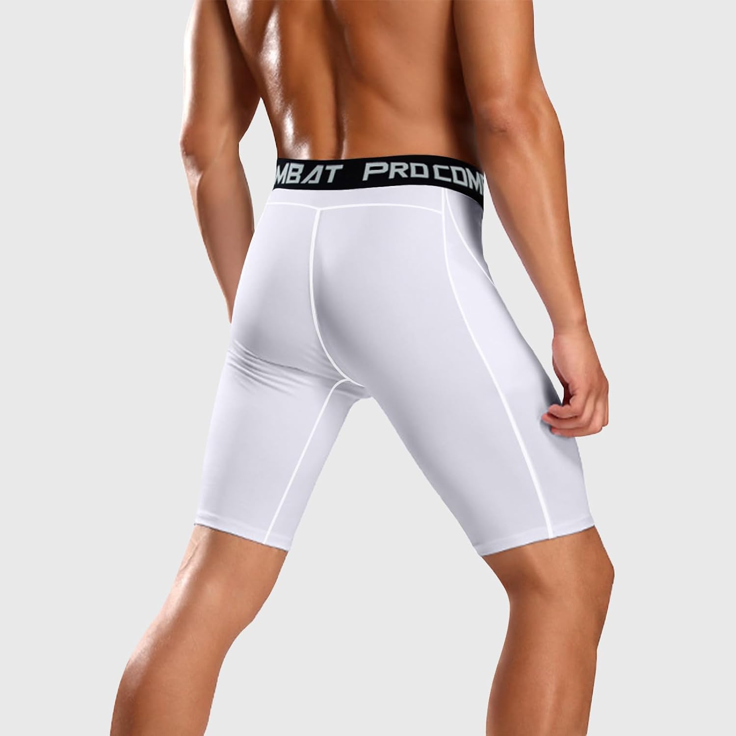 Mens Compression Shorts Running Spandex Tights Bike Sports Base Layer Short Workout Athletic Performance Underwear - Image 3