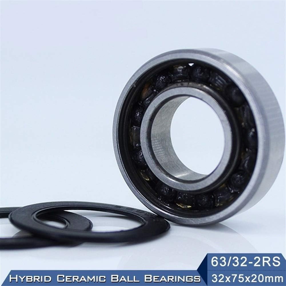 63/32 63/32RS 63 32 2RS Hybrid Ceramic Bearing 32 * 75 * 20 mm Race Bike Front Rear Wheel Hybrids Si3N4 Ball Bearings