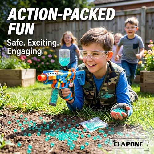 Image of Gel Balls 7-8mm Water Bullets for Blaster Gun, High Absorbent Water Beads Ammo, Non-Toxic Gel Blaster Refill Balls for Shooting Practice, Decoration & Play (Green, 50000)