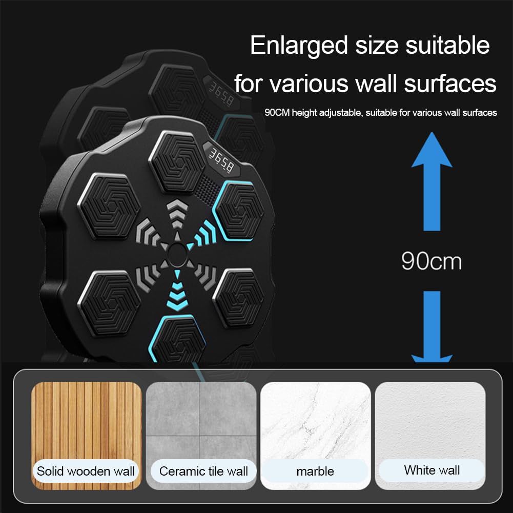 Music Boxing Machine, Musica elettronica Boxing Machine, Musica elettronica da parete Attrezzatura per l'allenamento, Divertimento elettronico intelligente Bluetooth montato a parete Boxing Tr