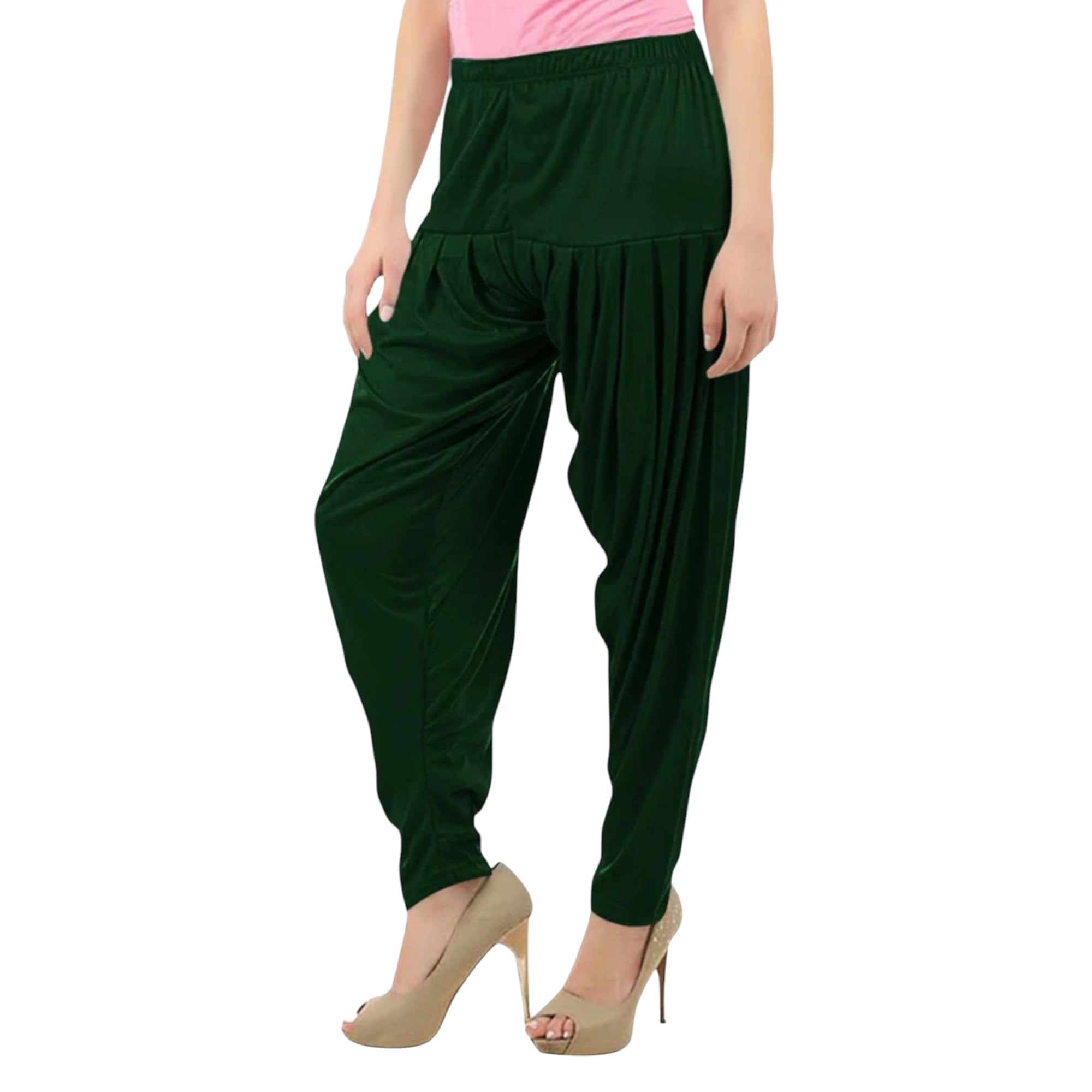 dream buds Women's Viscose Rayon Patiala Pants – Stretchable Ethnic Bottom Wear with Pleats for Casual & Traditional Outfits-picture-11