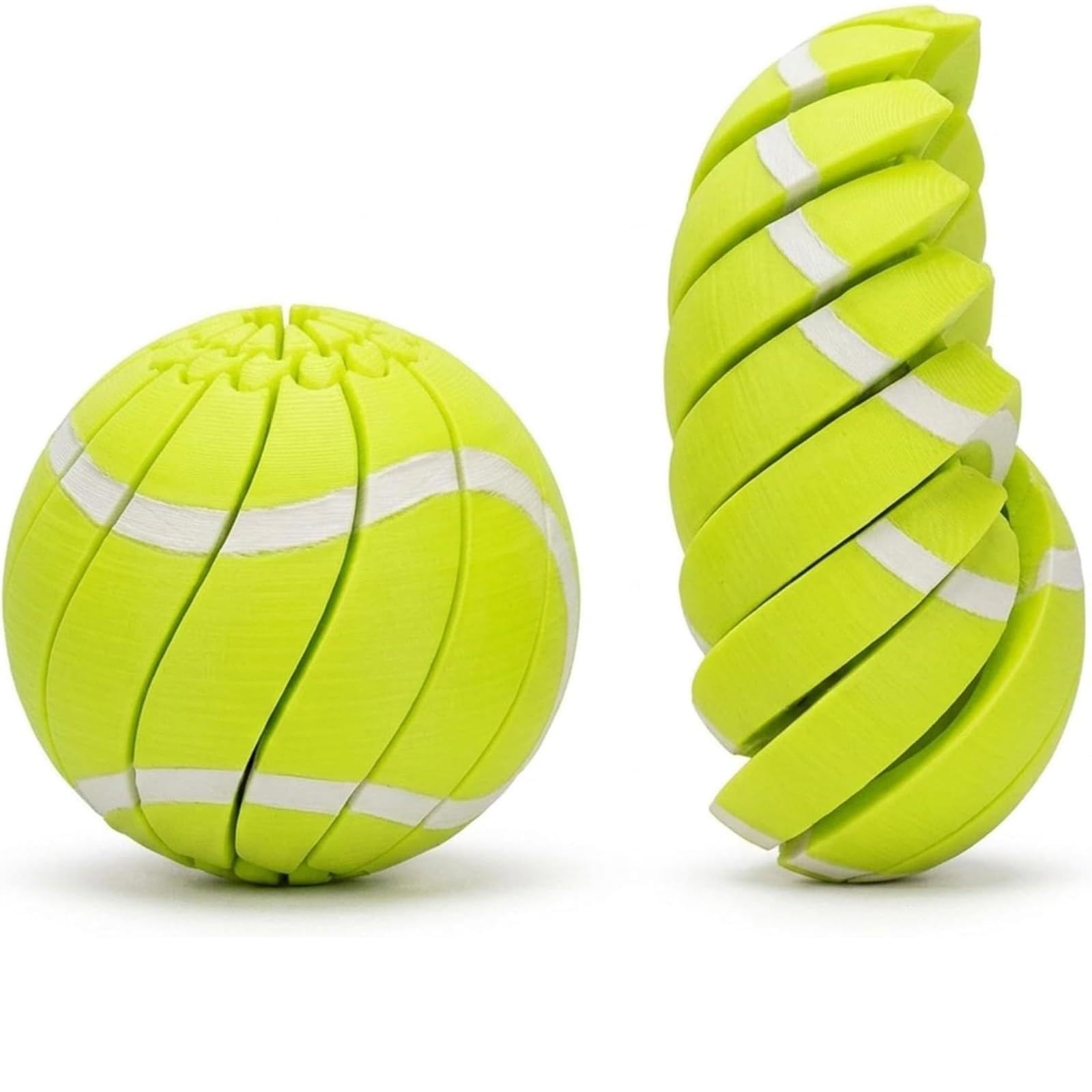 Baseball Fidget Ball, Baseball Fidget Ball Toy for Stress Relief, 3D Printed Twist & Turn Sensory Puzzle Ball, Portable Handheld Kinetic Focus Toy for Adults & Teens (#2)