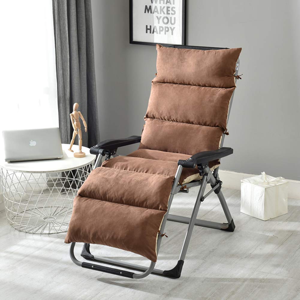 Coussin de chaise longue anti-dérapant rembourré 12cm pour jardin