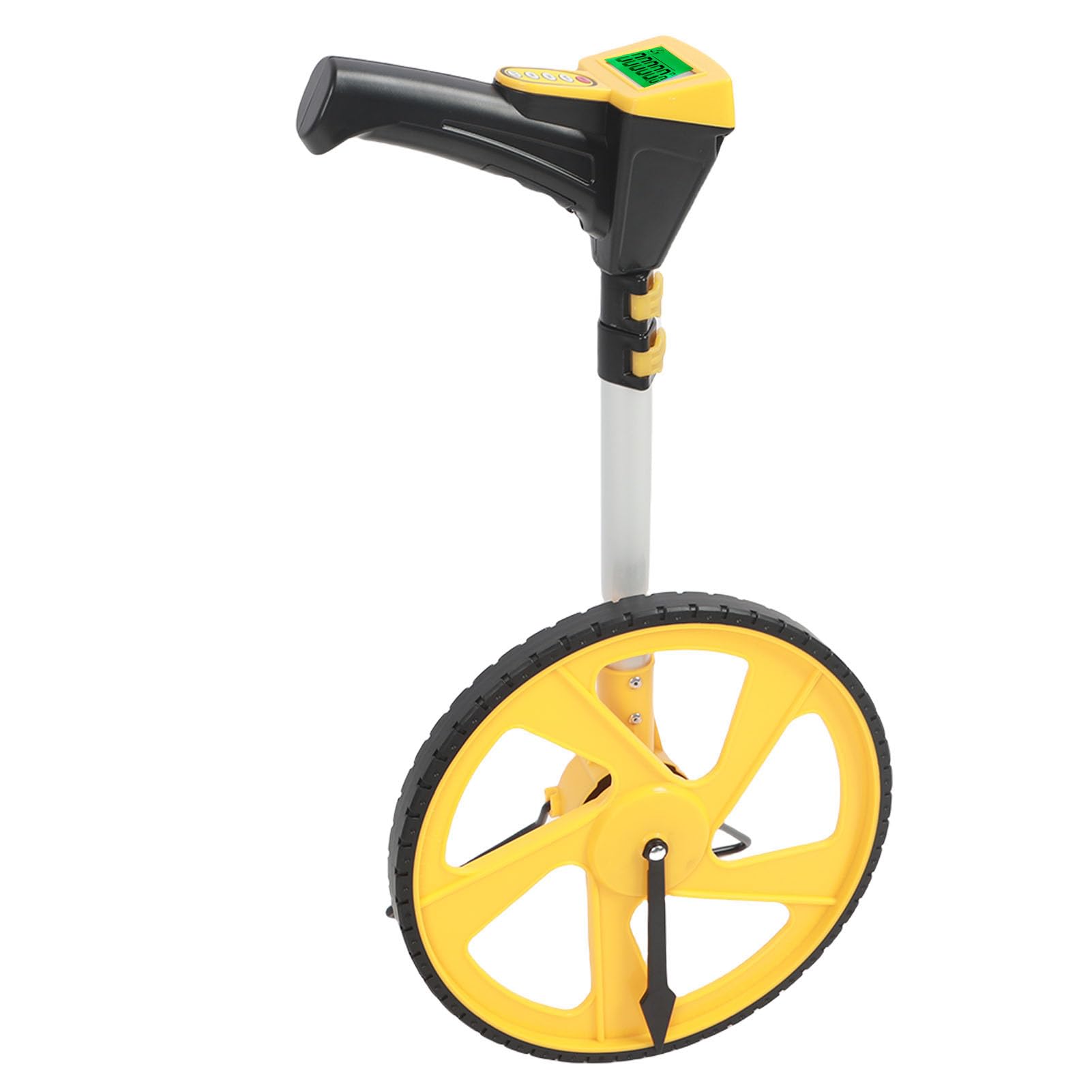Cuifati Display Digitale Misurare Ruota, Metro per Metri Digital Measure Wheel 6 Funzioni con Zaino in Tessuto per Uso Industriale