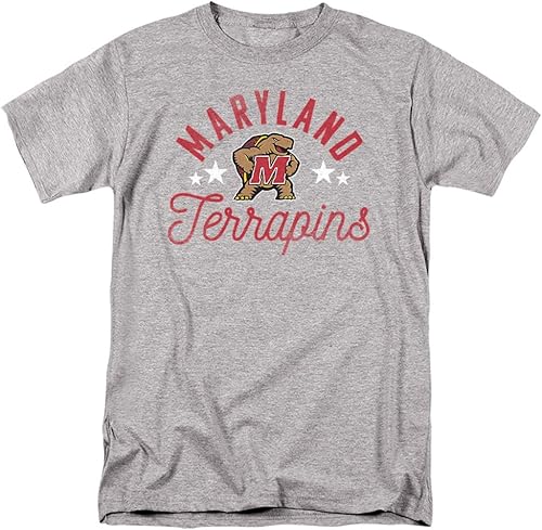 Miniatura 7 de University of Maryland Colección oficial de camisetas unisex para adultos Basketball,Est. Fecha,(Stacked),Forma de estado,Terrapin,Logotipo de Umd