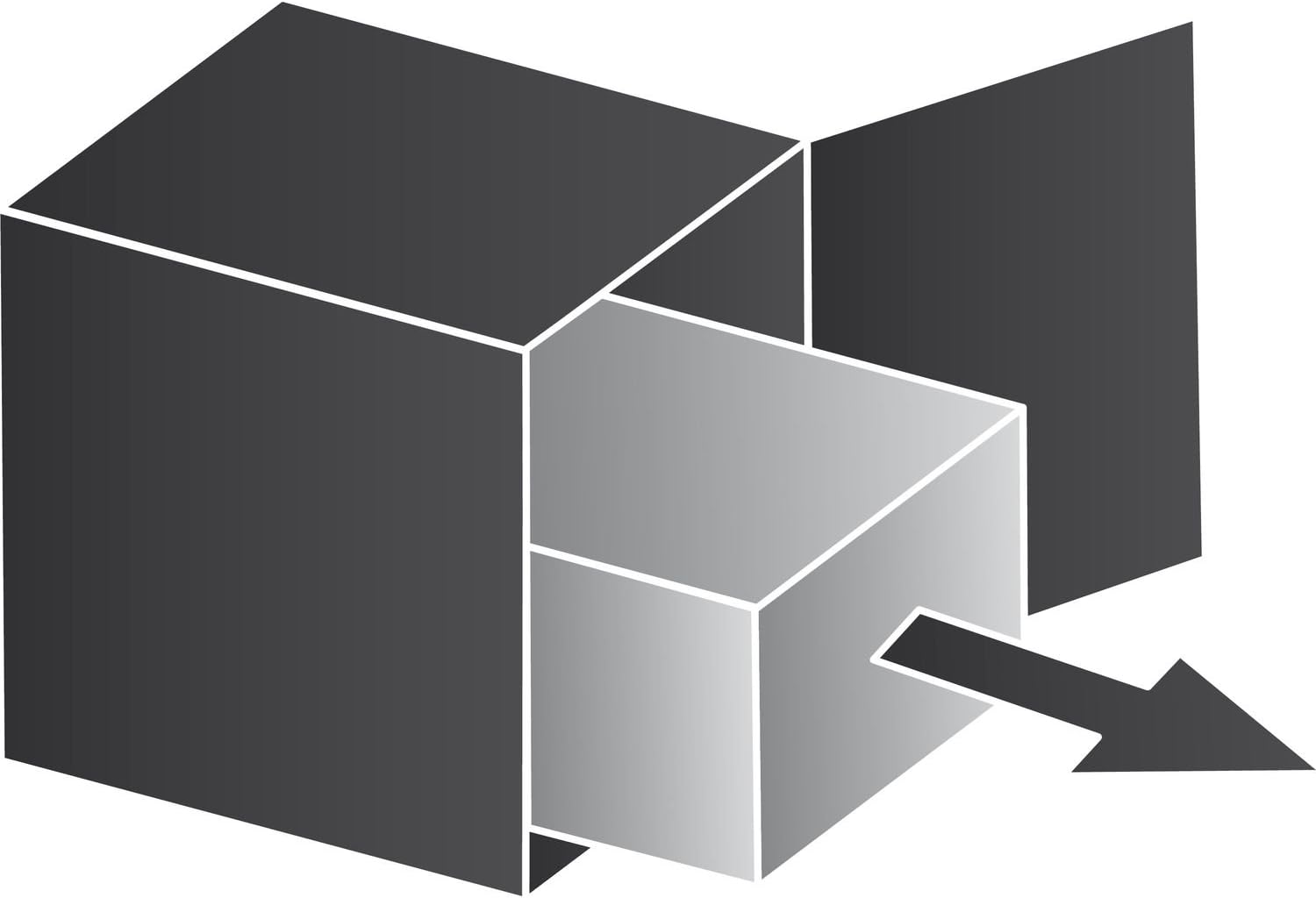 Diagram illustrating the installation of the pull-out waste bin into a cabinet