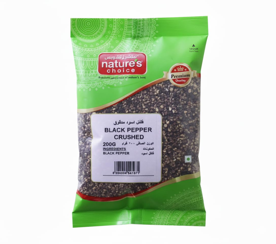 Natures Choice Black Pepper Crushed - 200 gm