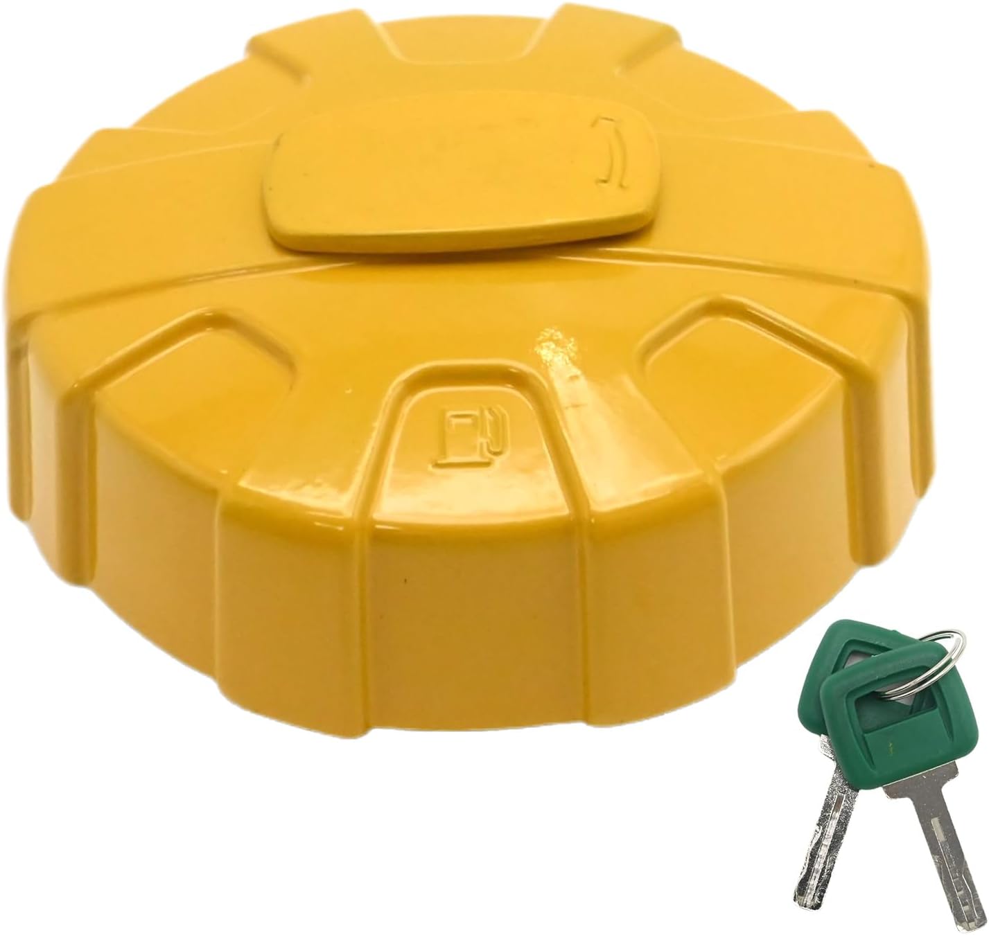 Hoypeyfiy 14720142 Fuel Tank Cap with 2 Keys, Replacement for Volvo EC300, EC350, EC380, EC480, EC750, EC950, EW60, EW140, Replaces 14720142