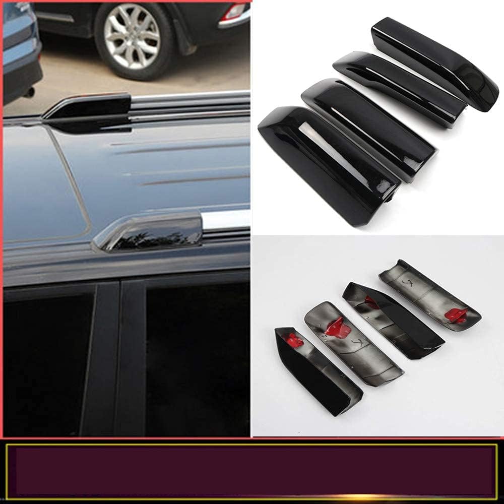 Roof Rails Rack Leg Cover End Cap Protection Cover Shell Black for 4Runner TRD Pro off-road Limited N280 2010-2019 Car Accessories