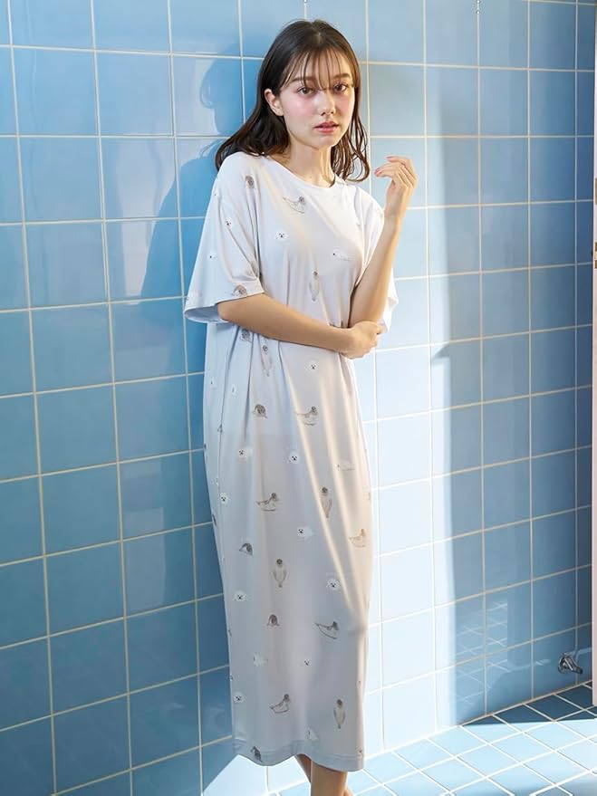 Amazon.co.jp: [ジェラート ピケ] あざらし柄ワンピース