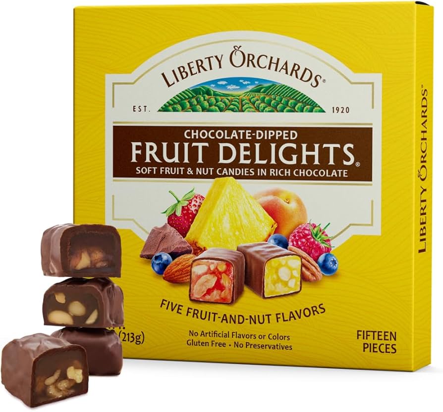 Amazon.com : Liberty Orchards, Chocolate Dipped Fruit Delights