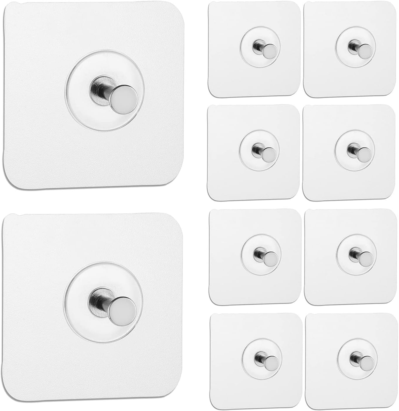 ANH MART Frame Hanger Adhesive Picture Hanger Stainless Steel Removable Picture Hangers Poster Hooks Sticky Transparent Reusable Hanging Hardware Without Nails for Home Wall Decor (Pack 10) (B0CFVJ7MYR) Amazon Price History, Amazon Price Tracker