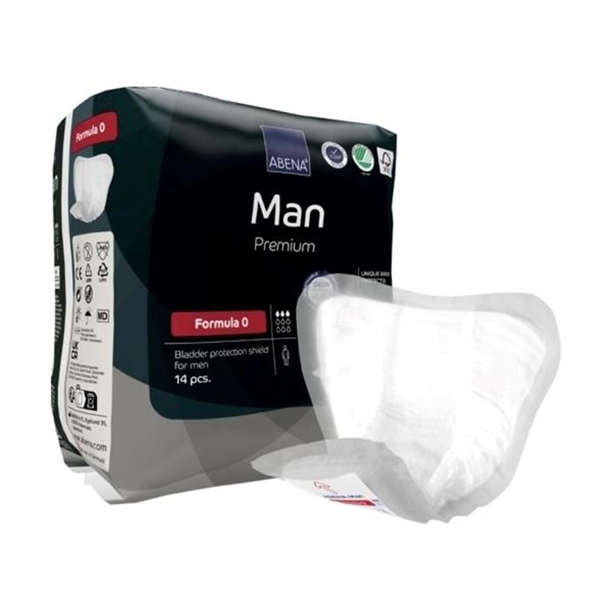 Abena Man Formula 0, Premium - Inkontinenz-Einlagen für Männer bei Blasenschwäche und Harndrang