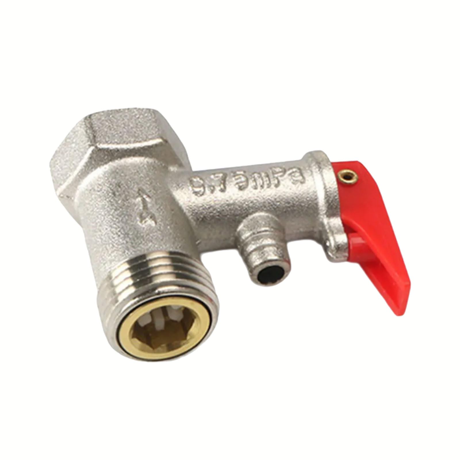Electric Water Heater Pressure Relief Valves Coppers Valves 0.75mpa Relief Pressure Maintaining Easy to Use Reducing