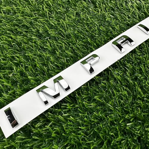 Image of Pair Set Impala Front Door Emblem 3D Letter Badge Nameplate Replacement for 2014-2020 Impala (Chrome)