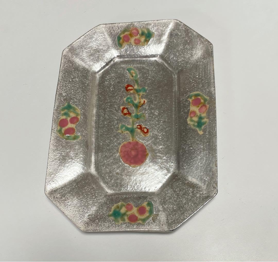 Amazon.co.jp: 伊藤聡信 銀彩色絵皿 : ホーム＆キッチン