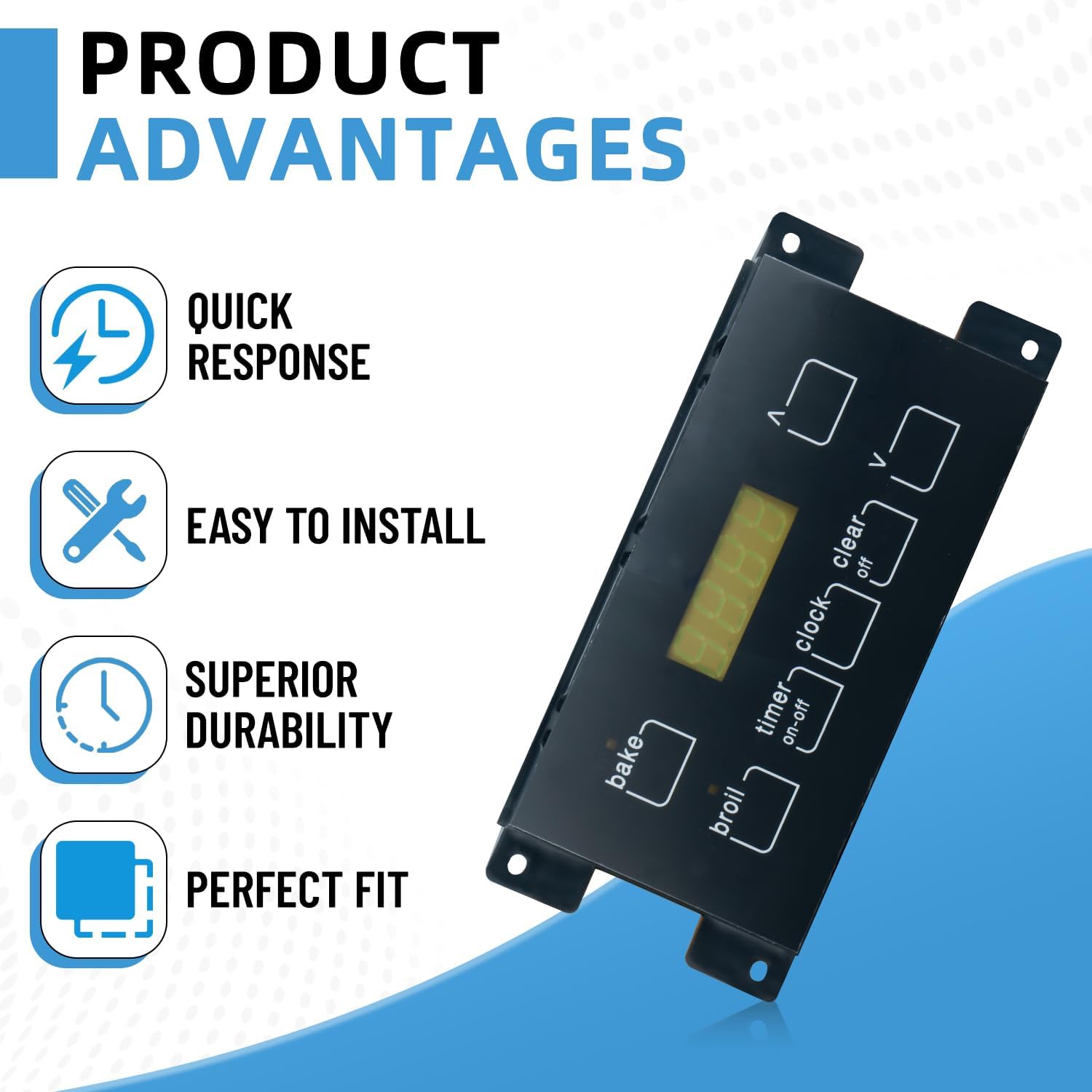 316455430 Oven Range Stove Clock Control Board Replacement Compatible with Kenmore Replaces 1197179 AP3959388