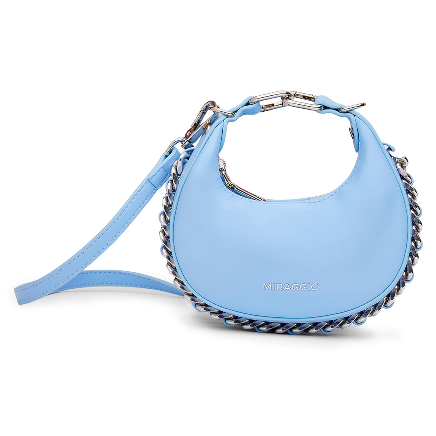 Miraggio Eve Micro Bag With Adjustable & Detachable Crossbody Sling Strap For Women (Blue) (B0DFCFL4TM) Amazon Price History, Amazon Price Tracker