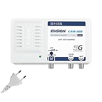 EDISION CAM-100 Amplificatore Antenna TV, Centrale Banda Larga