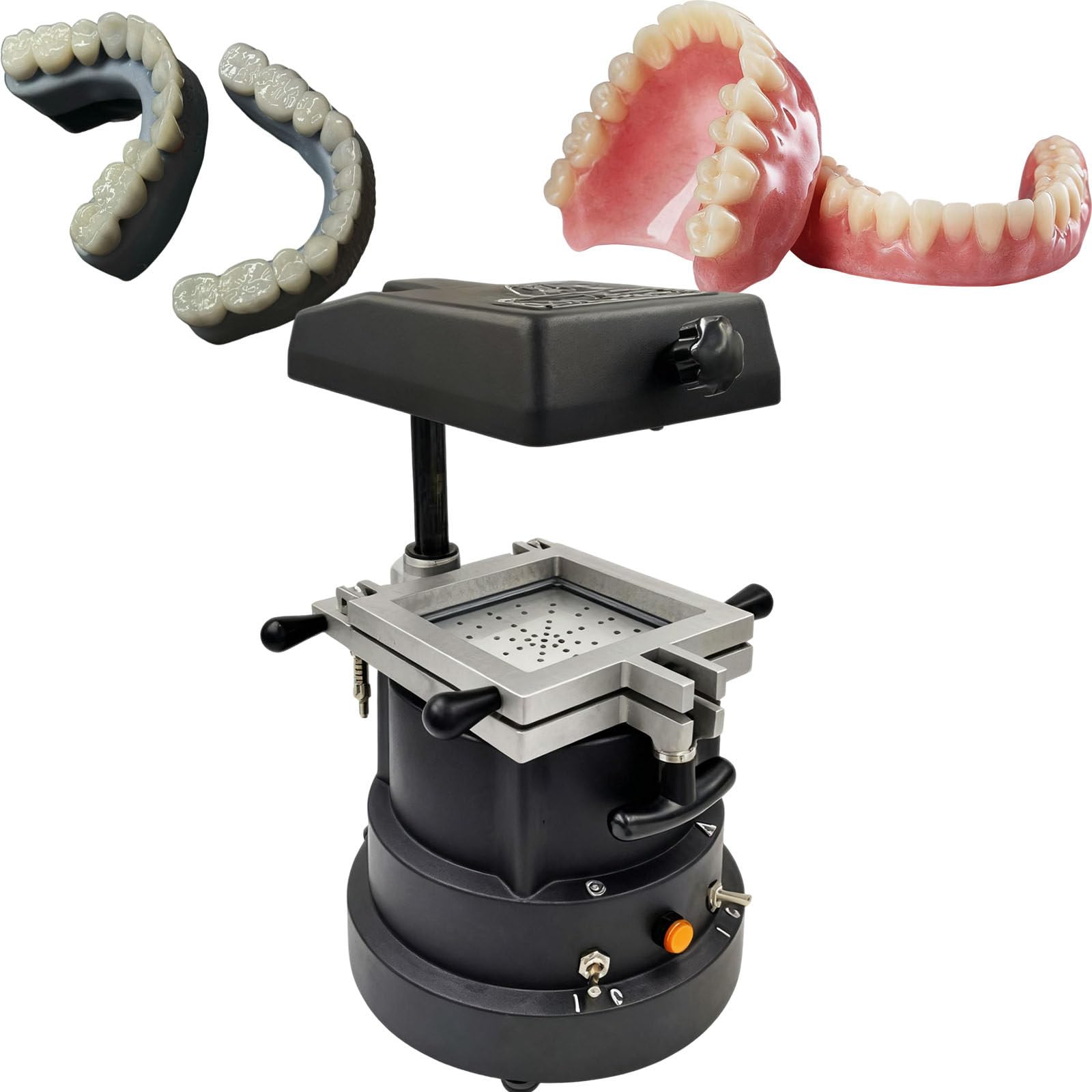 Professionelles Thermoform Gerät 1200w,Vakuumform Gerät Für Dentallabore,Hochpräzise Laborausrüstung,Für Formherstellung Von Kieferorthopädischen Schienen