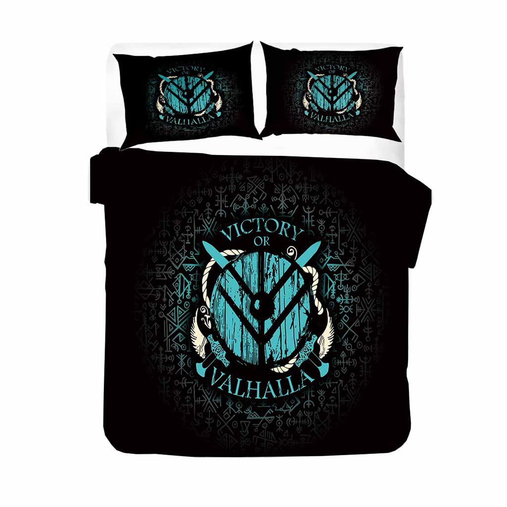 Housse de Couette Viking Légère et Douce pour Lit Reine de 240x220 cm
