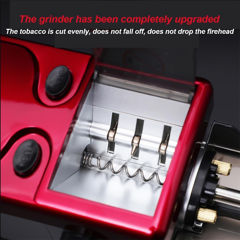 GAGALU One-Piece Fully Automatic Cigarette Rolling Machine, 6.5/8Mm Cigar Maker, 5-Speed Adjustment, 2 Seconds to Make