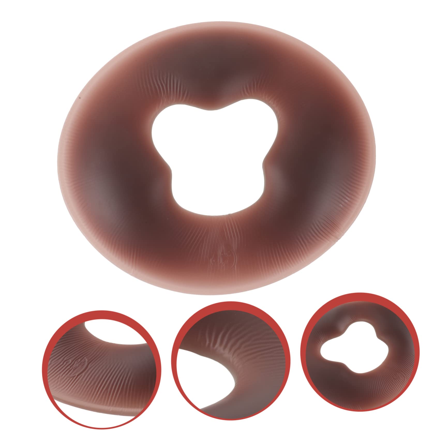 UKCOCO Almohada Facial de Silicona para Masaje Spa Reposacabezas Ergonómico Cojín para Salón Soporte Cómodo para Rostro y Cervicales
