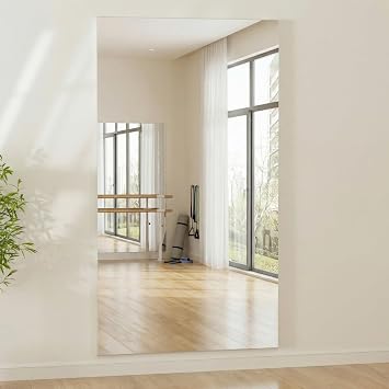 Wall Gym Nano Mirror 160x80cm Frameless for Gym Lightweight