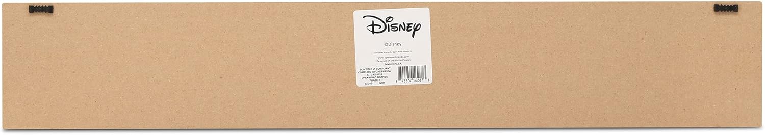Open Road Brands Disney Lilo and Stitch Wall Art - Ohana Means Family Wood Wall Decor - Large Lilo and Stitch Sign for Home Decorating
