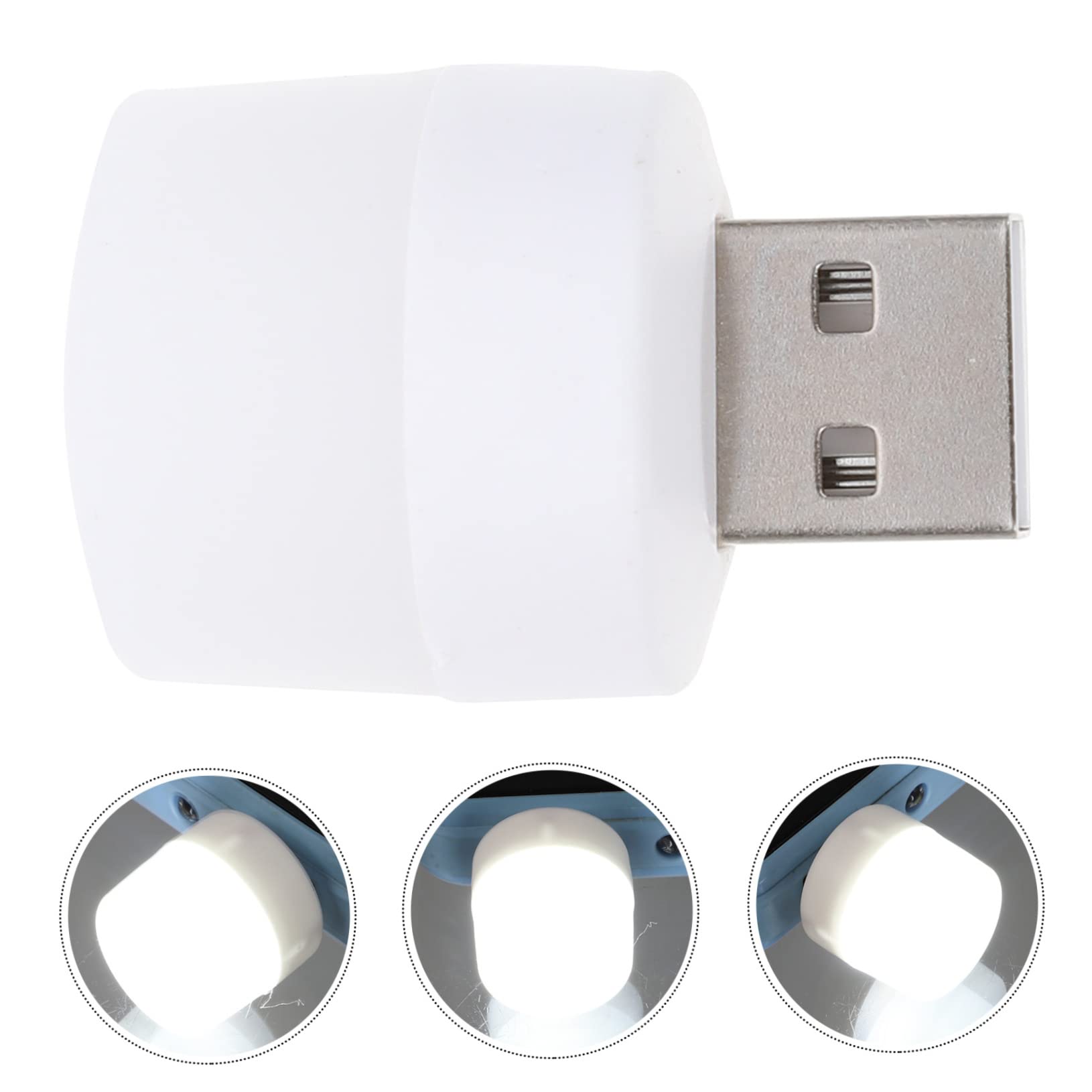 CIYODO 10Pcs Ambient Lighting Portable LED Night Light for Car Interior Laptop Use High Brightness Illumination Energy Efficient Soft Glow for Comfortable Atmosphere