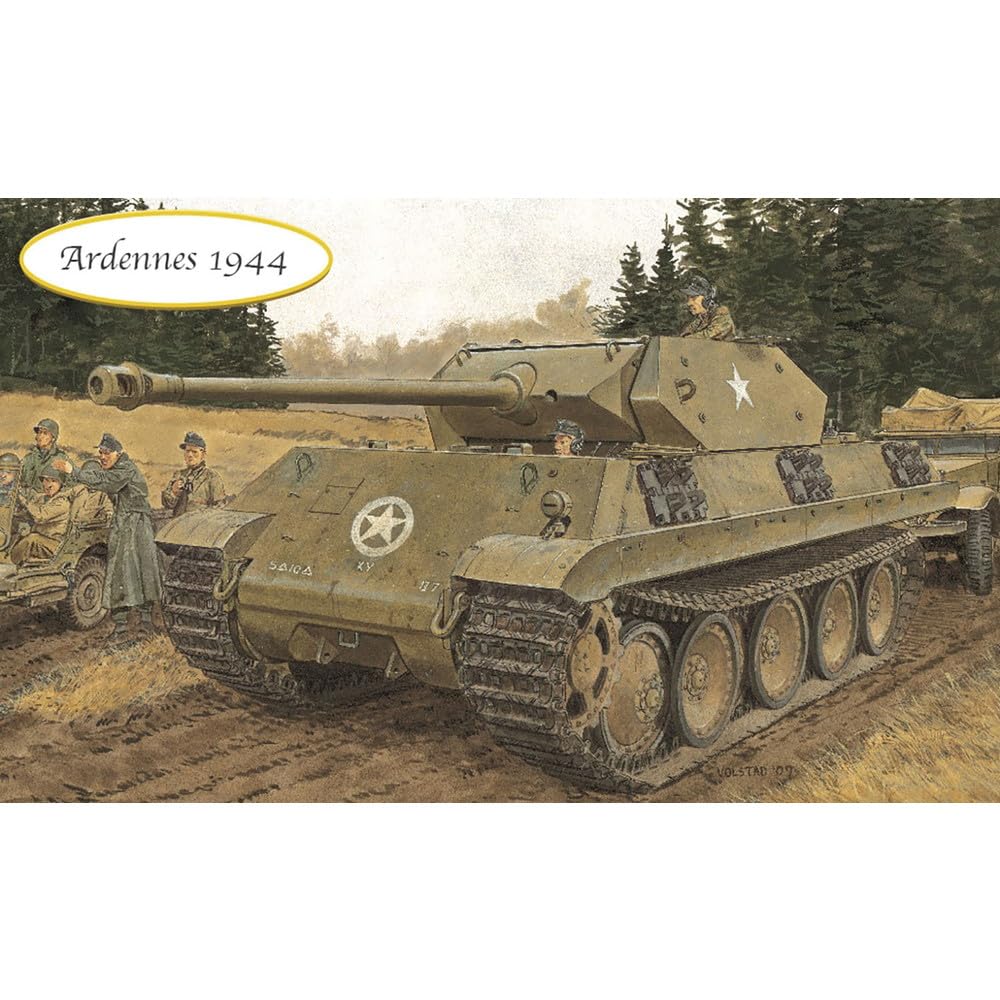 Amazon | プラッツ ドラゴン 1/35 WW2 ドイツ M10パンター(偽装戦車
