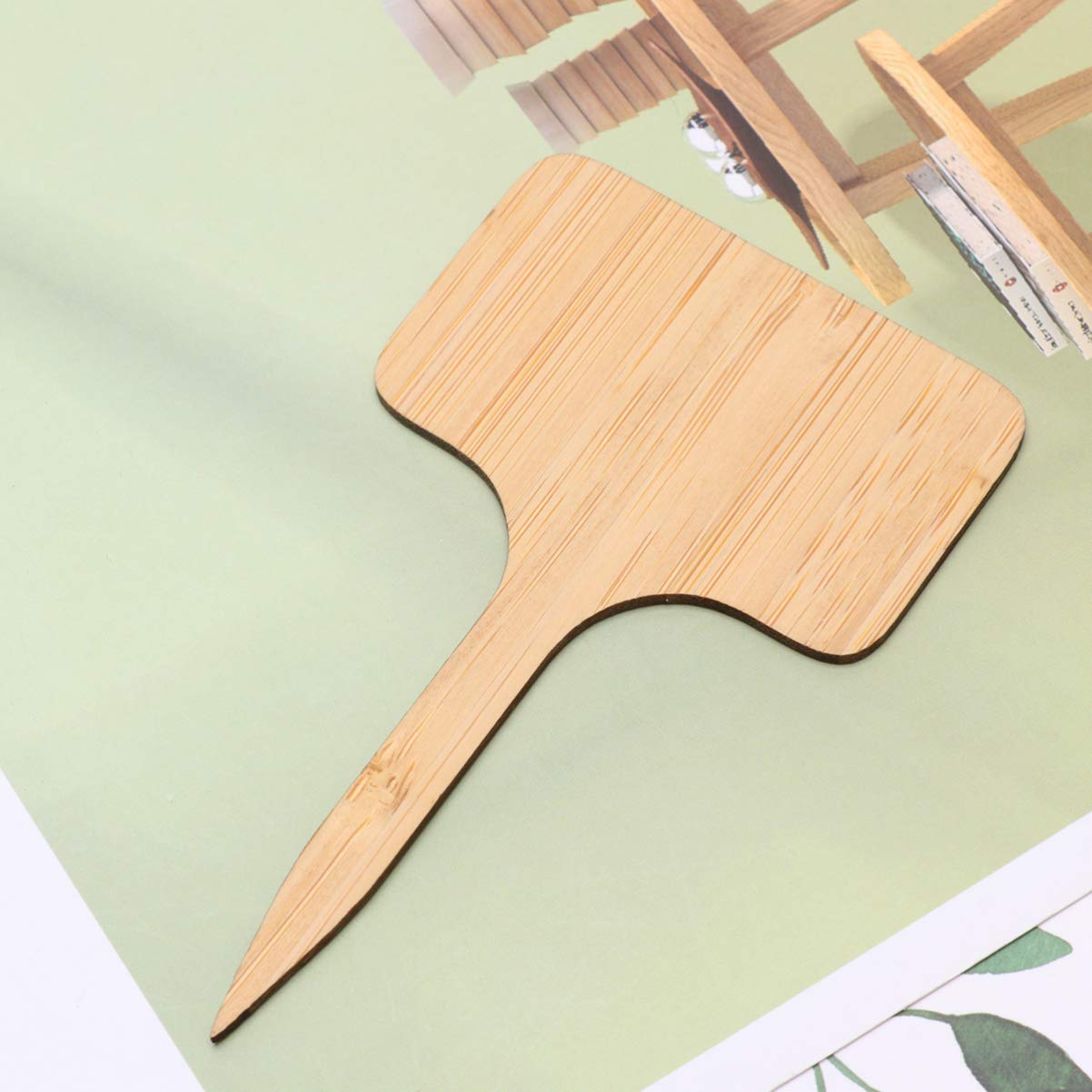 Abaodam 20Pcs Plant Labels T Shape for Decorative Miniature Decors Garden Plaque Ornaments for Indoor and Outdoor Use