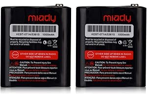 Miady 2-Way Radio Rechargeable Batteries