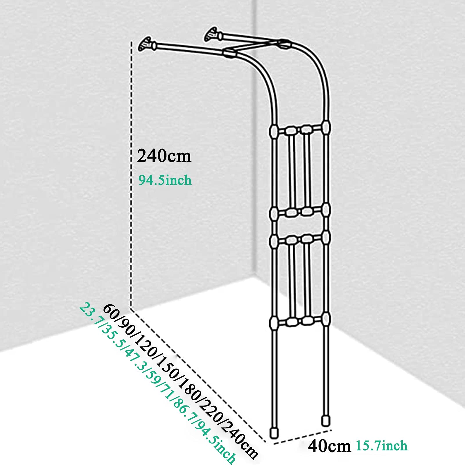 Daoyuan Rosenbogen Aus Metall - Wetterfeste Gartenlaube Für Kletterpflanzen