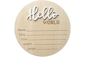 Personalized Baby Announcement Sign: A Cherished Keepsake for Welcoming Your Little One