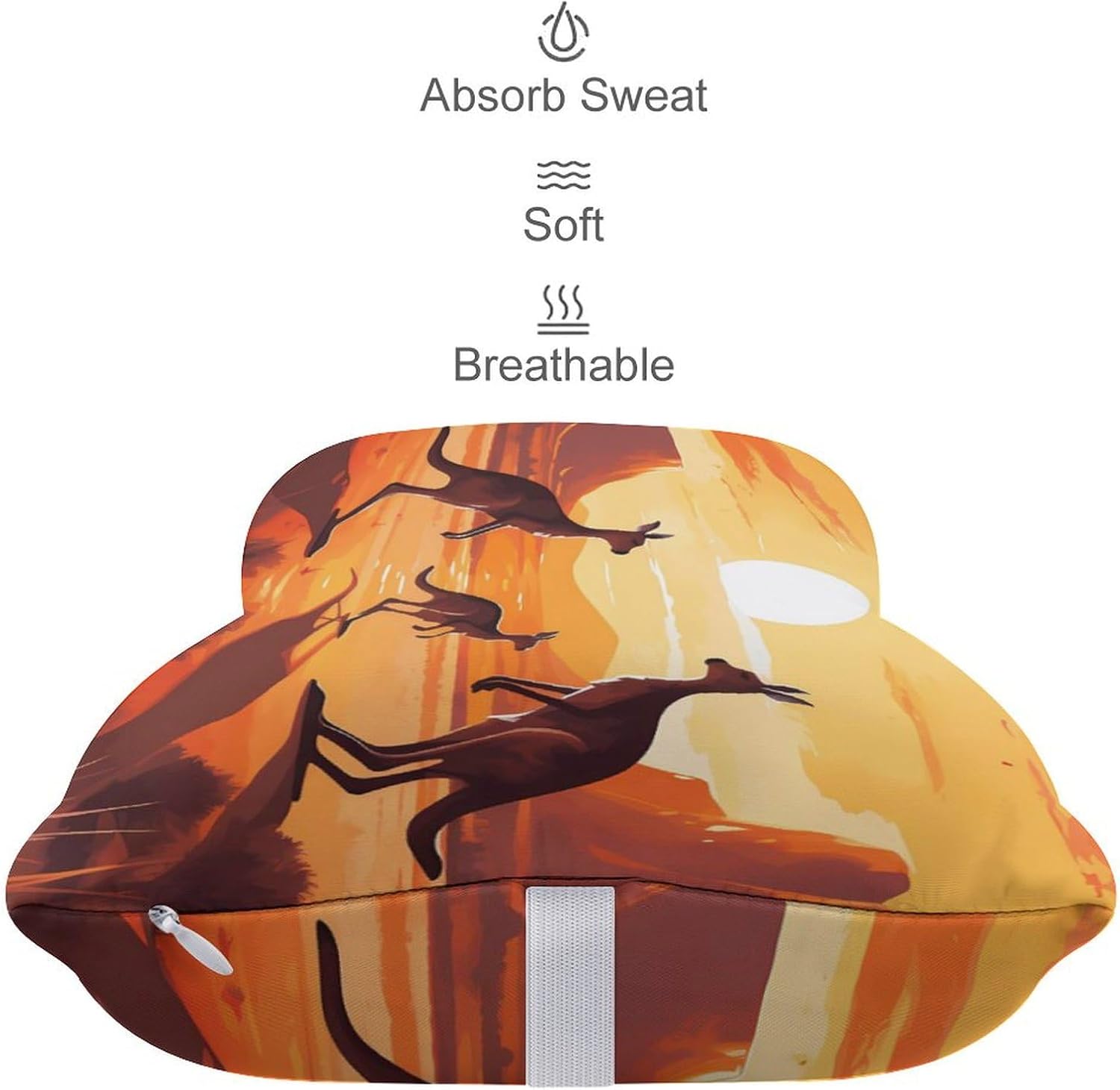 Australian Kangarooes 2 Pack Car Neck Pillow Car Headrest Soft Car Pillow for Most Cars