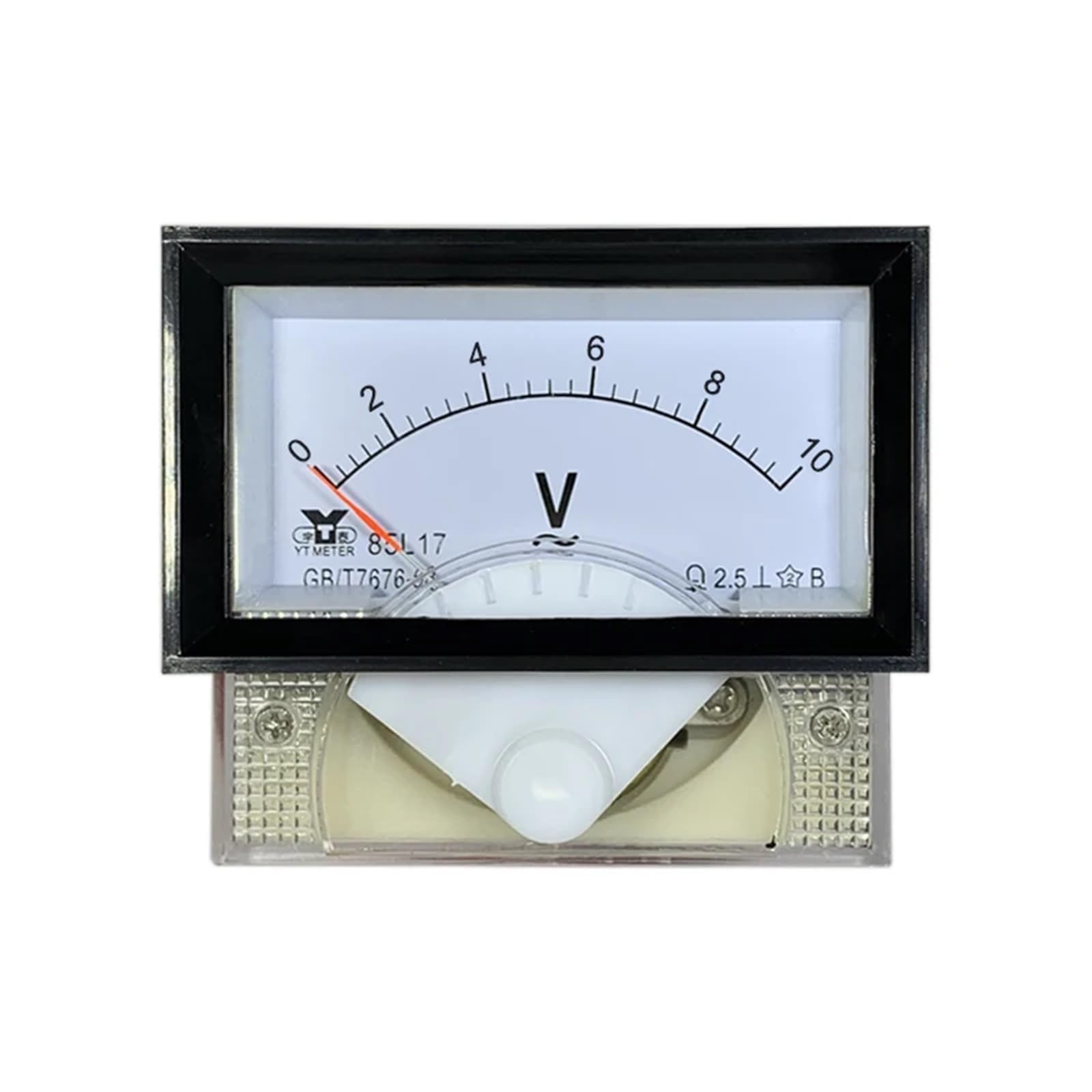 Voltmetro AC 85L17, 5 V, 10 V, 15 V, 20 V, 30 V, 50 V, 100 V, 150 V, 250 V, 300 V, 450 V, 500 V, 600 V, telaio nero, circuito domestico di misurazione (AC 250 V)