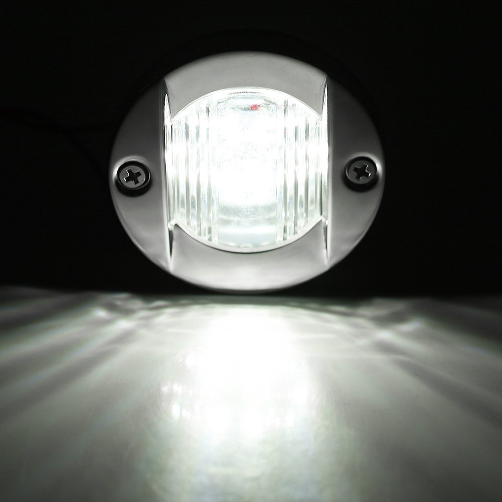 Luce di poppa del LED, luce di navigazione impermeabile dell'ancora di poppa del LED dell'acciaio inossidabile della luce marina 12V della barca