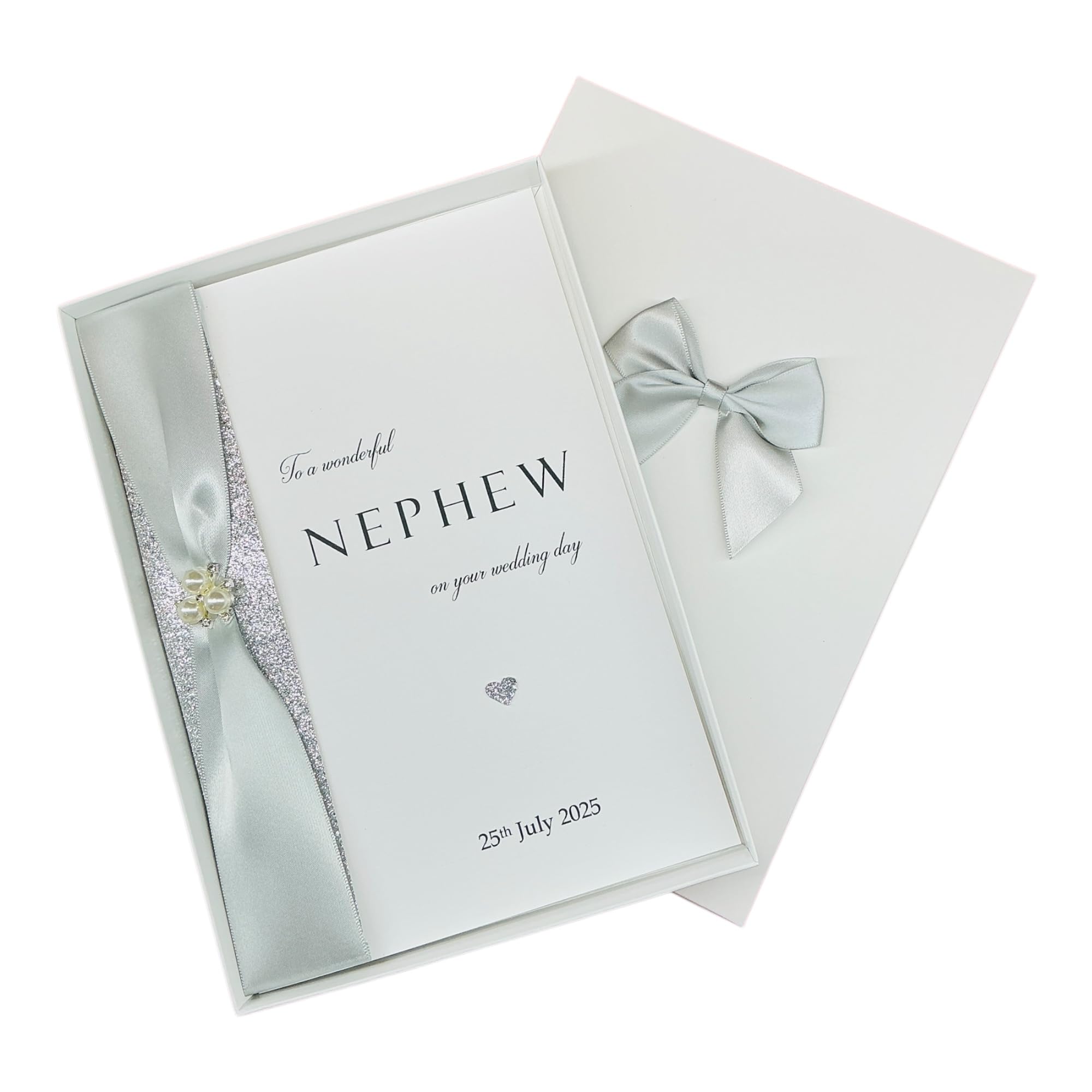 To A Wonderful Nephew Wedding Day Card Personalised - WR 29