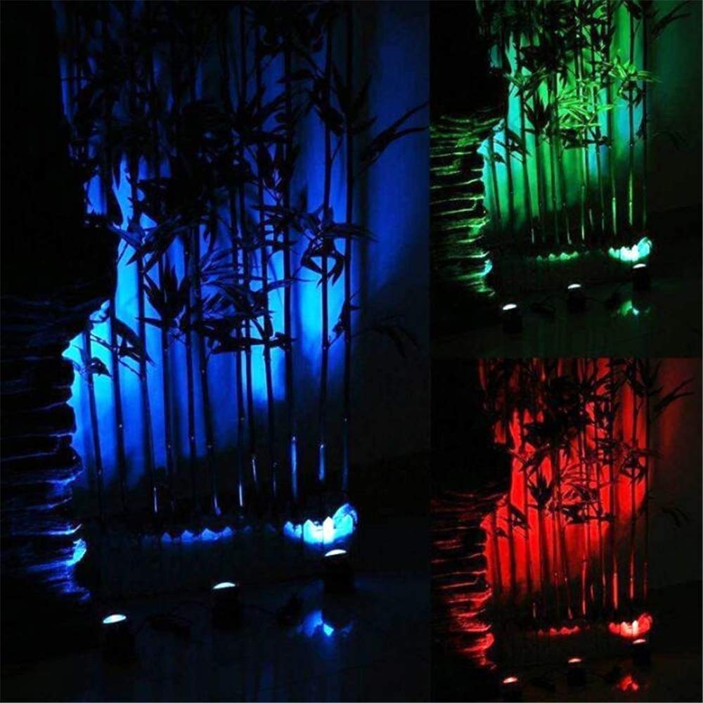 Luci dello stagno solare Luci dello stagno sommergibili Luci del paesaggio subacqueo IP65 Impermeabile per stagno Giardino Paesaggio Fontana Prato all'aperto