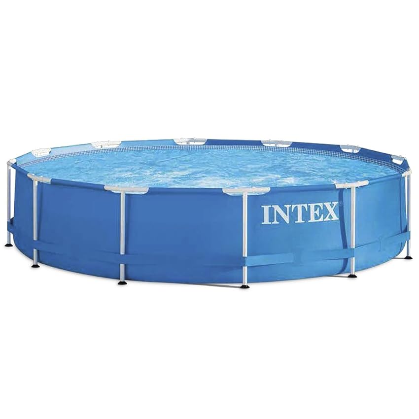 Immagine del prodotto Intex 28212NP – Piscina Fuori Terra Metal Frame Rotonda, Pompa Filtro 2006 L/h, 6503 L, Acciaio e PVC, Blu, 366x76 cm