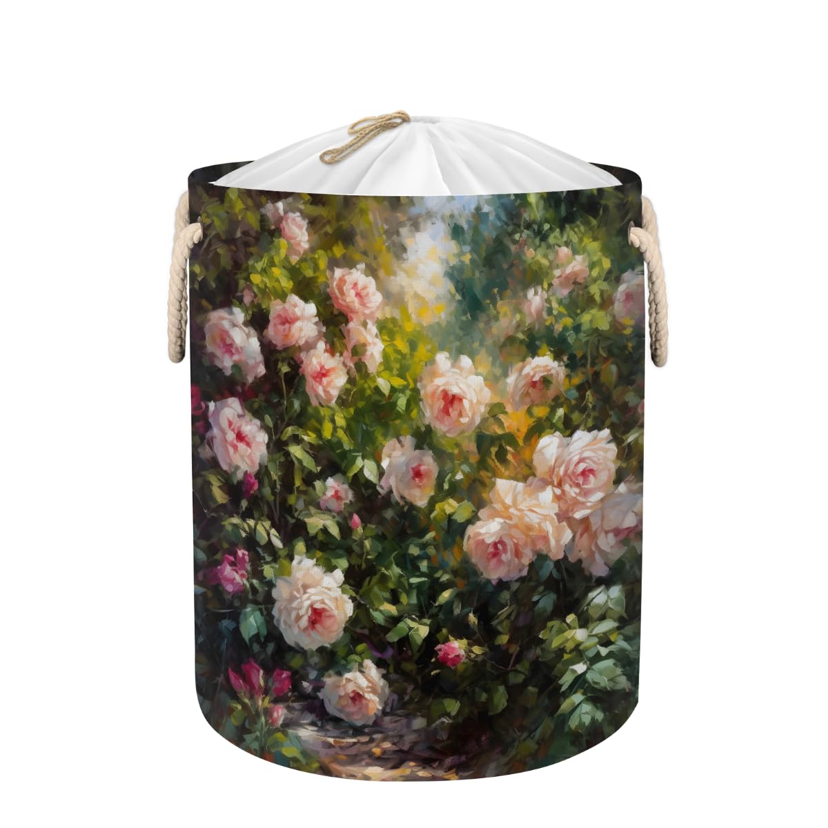 Panier à linge avec couvercle et poignées Mexpekil pliable et imperméable pour vêtements
